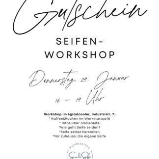 Gutschein Seifenworkshop