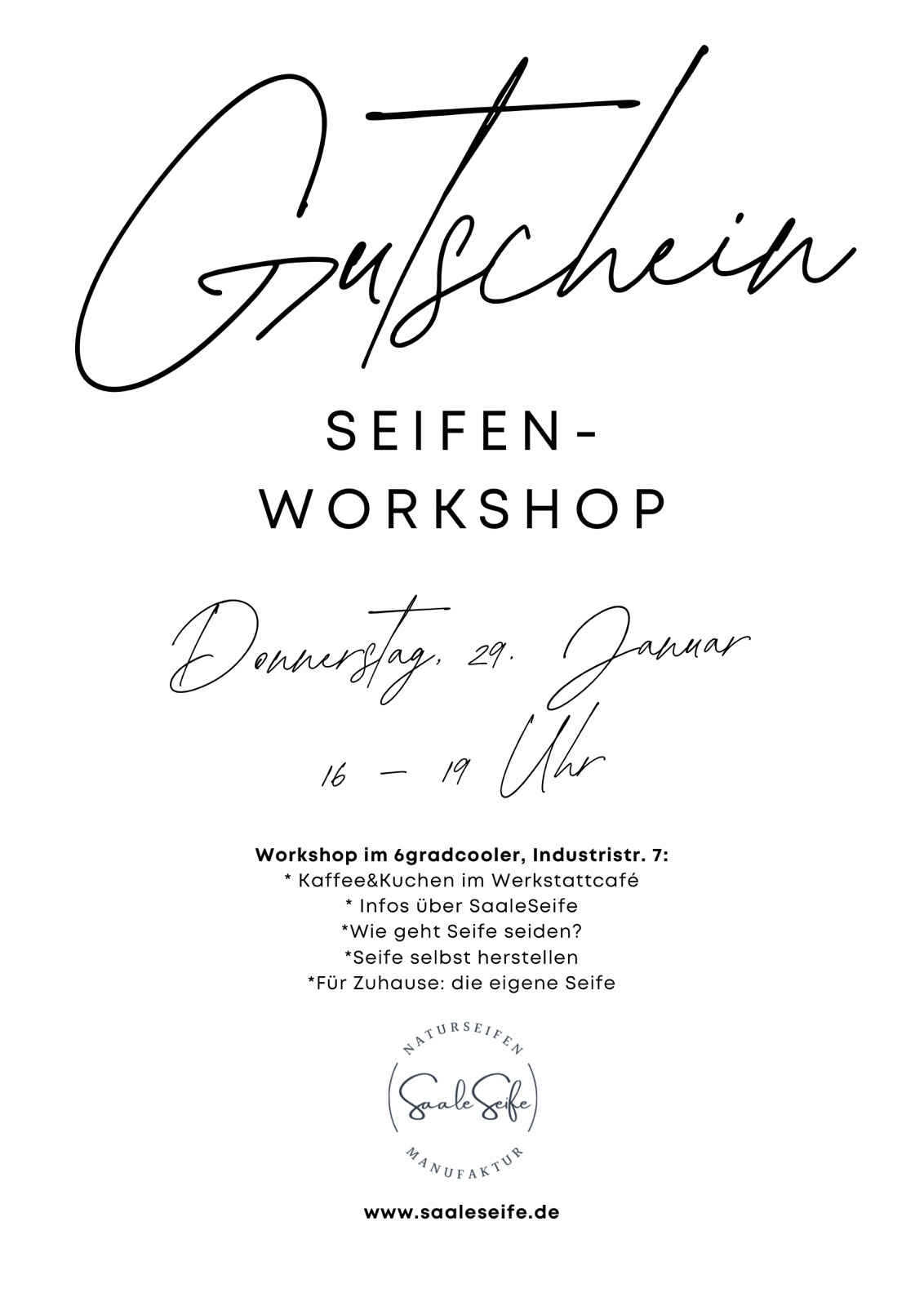 Gutschein Seifenworkshop